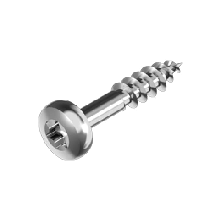 Rvs schroef gevelbekelding - 3.5x30 (200 stuks)