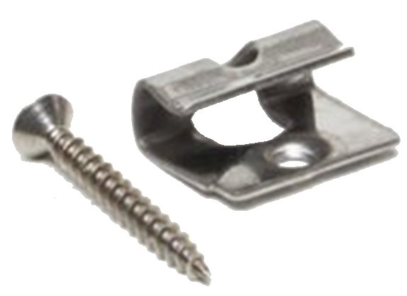 Bevestigingsclips vlonderplanken composiet, (per 100st) direct van de importeur